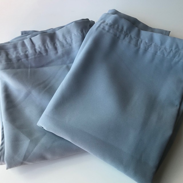 CURTAIN, Hospital - Blue Grey 2m W x 1.35m L